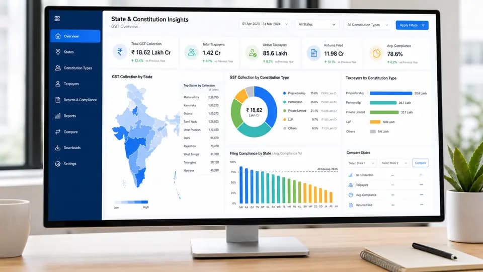 State and constitution GST insights dashboard